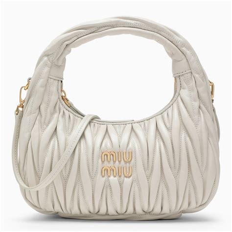 white miu miu bag|Miu Miu bag price.